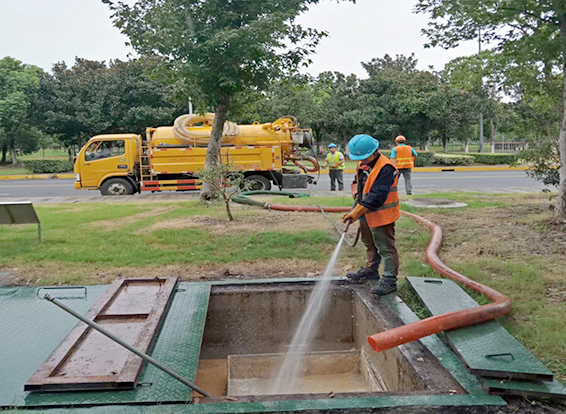 大茂镇化油池清理